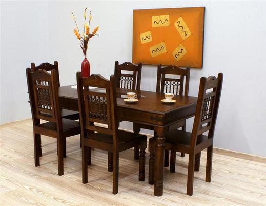 Komplet obiadowy stół + 6 krzeseł