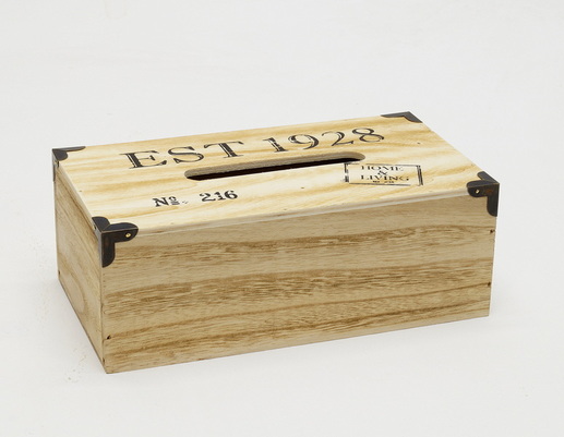 Pudełko na chusteczki z drewna