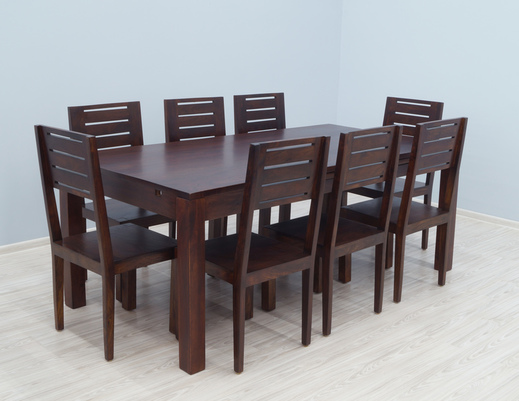Indyjski komplet obiadowy  stół + 8 krzeseł