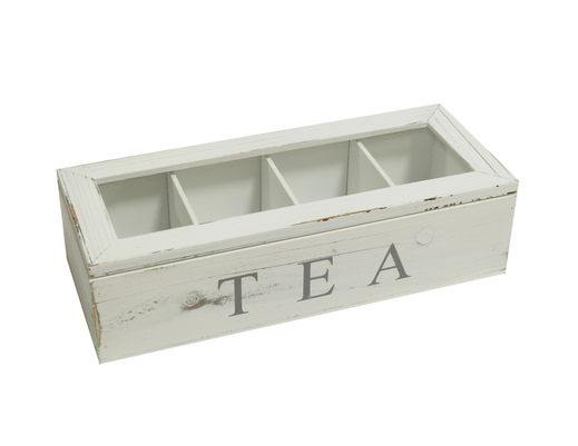 Drewniana skrzynka pudełko na herbatę