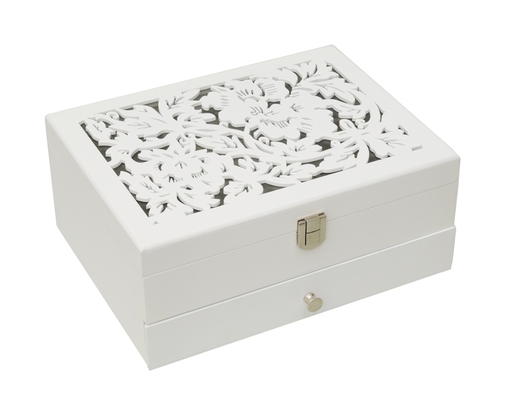 Biała szkatułka na biżuterię II gatunek