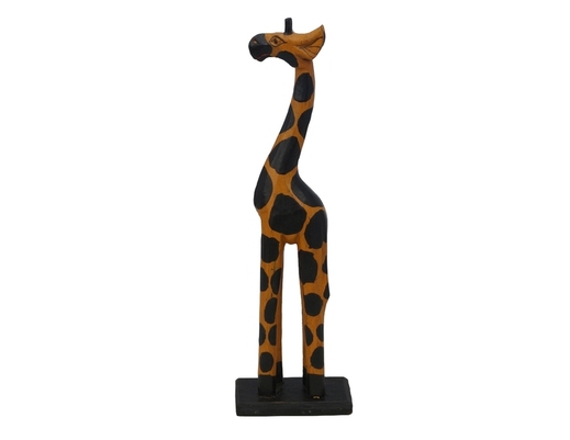 Figurka żyrafa dekoracyjna drewniana