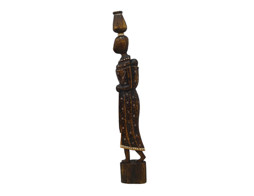 Figurka kobieta z dzieckiem Afryka dekoracyjna drewniana