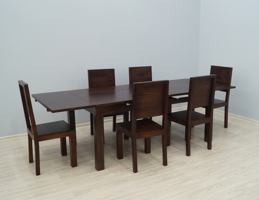 Indyjski komplet obiadowy stół + 6 krzeseł