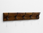 Drewniany wieszak kolonialny indyjski na desce grubości 3 cm