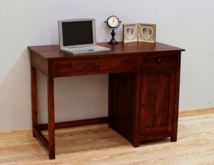 biurko orientalne z zabudową z prawej strony